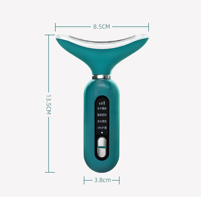 Appareil Liftant Cervical & Anti-Rides — Massage EMS Rajeunissant pour Visage et Cou