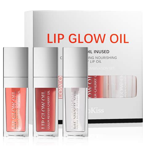 Mist Velvet Lip Oil — Huile à Lèvres Veloutée Haute Brillance (Pack 3 Teintes : Nude, Rose, Cerise)
